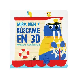 MIRA BIEN Y BUSCAME EN 3D AMIGOS ACUÁTICOS