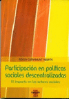 PARTICIPACION EN POLITICAS SOCIALES DESCENTRALIZADAS