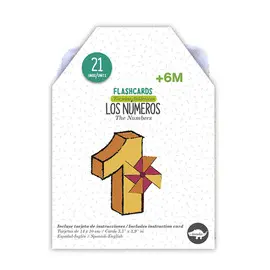 FLASH CARDS. LOS NUMEROS. 21 TARJETAS