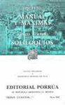 MANUAL Y MAXIMAS - SOLILOQUIOS