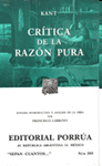 CRITICA DE LA RAZON PURA