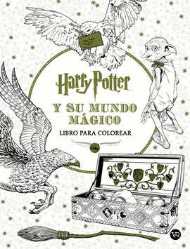 HARRY POTTER Y SU MUNDO MÁGICO LIBRO P/COLOREAR