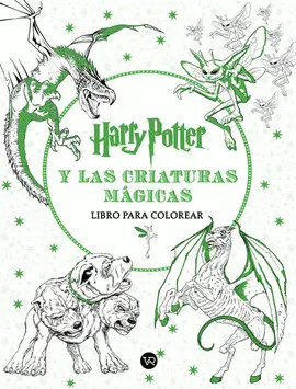 HARRY POTTER Y LAS CRIATURAS MAGICAS LIBRO //COLOREAR