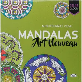 MANDALAS ART NOUVEAU  COLOR BLOCK