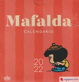 MAFALDA 2022 CALENDARIO CAJA - ROJO