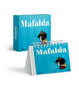 MAFALDA 2022 CALENDARIO CAJA - AZUL CLAR