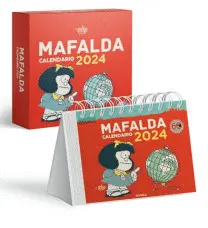 MAFALDA 2024 CALENDARIO ESCRITORIO - ROJO