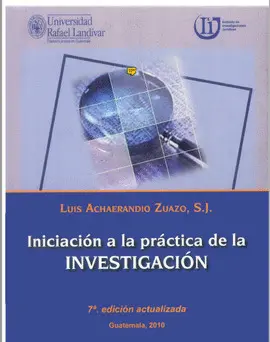 INICIACION A LA PRACTICA DE LA INVESTIGACION