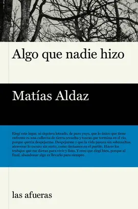 Algo que Nadie Hizo