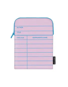 Library Card Book Sleeve