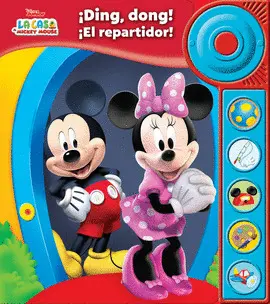 ¡Ding, Dong! ¡El Repartidor! Libro con Timbre Mickey.