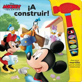¡A Construir! Libro con Martillo Sonoro Mickey