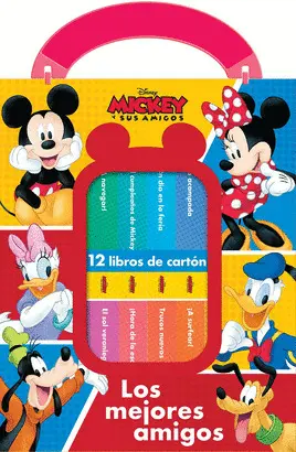 Disney: Mickey y Sus Amigos - los Mejores Amigos - mi Primera Biblioteca - 12 Li