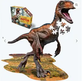 I Am Raptor 100 Rompecabezas Dinosaurio