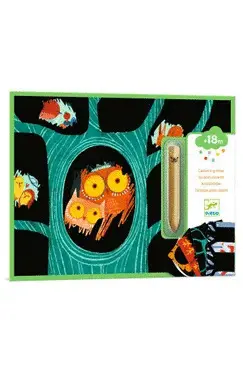 Tarjetas para Raspar Animales por Descubrir (Dj00041) Djeco