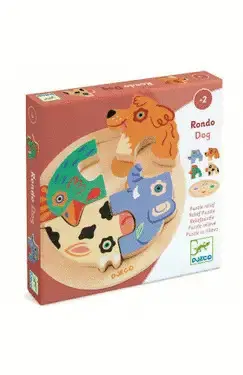 Rompecabezas Madera Rondo Coco Dog (Dj01105) Djeco