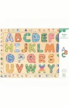 Rompecabezas Madera Abc (Dj01808) Djeco Alfabeto