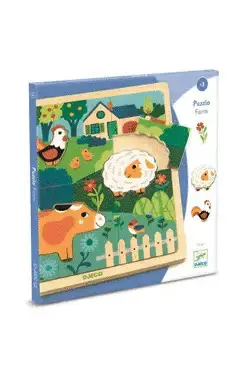 Rompecabezas Puzzle Granja 15 Pcs (Dj01825) Djeco
