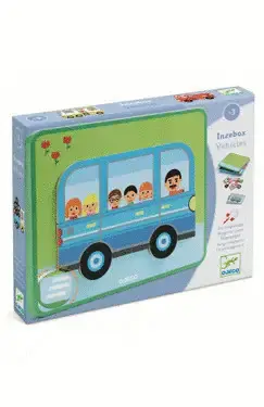 Juego Magnetico Vehiculos (Dj03074) Djeco