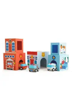 Set 5 Cubos Apilables Topanicar (Dj09120) Djeco