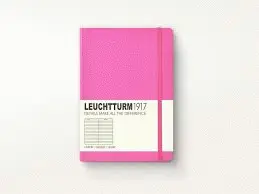 Leuchtturm New Pink Plain Notebook