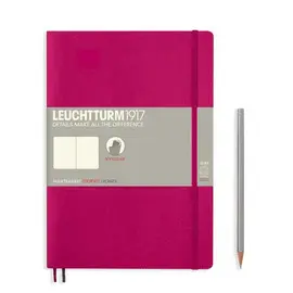Notebook Composition (B5) Dotted, Softcover, 121 Numbered Pages, Berry