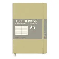 Leuchtturm Sand Softcover Ruled Notebook