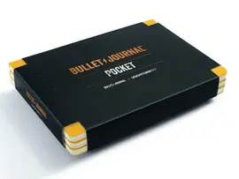 Bullet Journal Pocket, 14,3X10,3 Cm, 46 Numbered Double Pages, Dotted, Yellow, 3-Pack - Leuchtturm