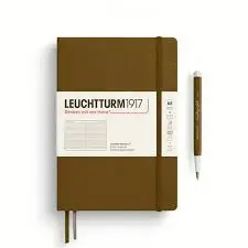 Leuchtturm Notebook Hardcover Spice Brown, Medium (A5), 251 P. ,Ruled