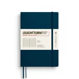 Leuchtturm Notebook Softcover Deep Sea, Softcover, Medium (A5), 123 P. ,Ruled