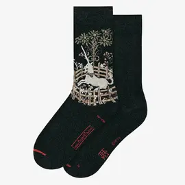 Unicorn Tapestries - The Unicorn Rests In a Garden Calcetines 36-40