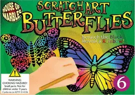 Scratch Art Set-Butterflies (Counter Display)
