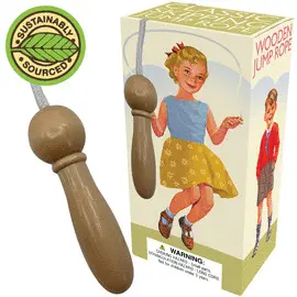 Classic Wooden Skipping Rope (Counter Display)
