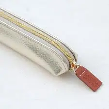 Mpc101 Gold Metallic Essential Pencil Case