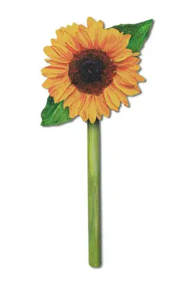Flower Bookmarks Painted Sunflower