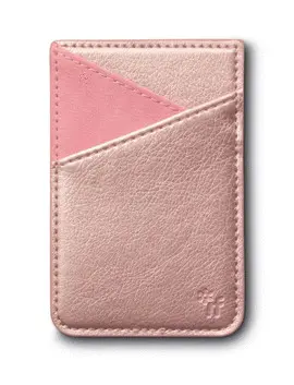 Bookaroo Phone Pocket - Metallic Rose Gold