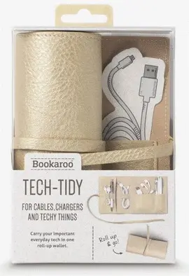 Bookaroo Travel Tech-Tidy - Gold