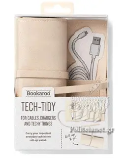 Bookaroo Travel Tech-Tidy - Cream