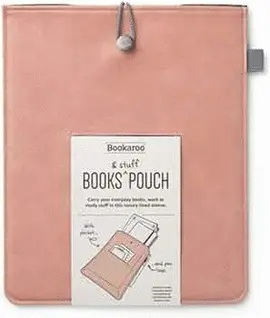 Bookaroo Books & Stuff Pouch Blush - Porta Libros Rosa