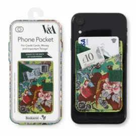 V&A Bookaroo Phone Pocket Sundour Pheasant - Porta Tarjetas