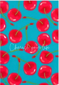 Agenda de Lalúh 2026 Diseño 1 Cherry - Cherish Your Life