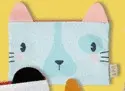 Bolsa de Colores Cara de Gato con Orejas