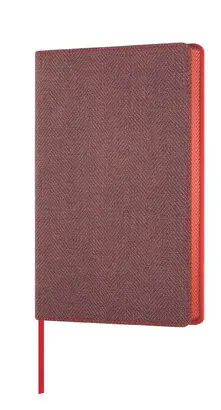 Castelli Notebook Mid Squ Harris Red