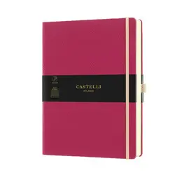 Castelli Notebook Lrg Squ Aqua Amaranth