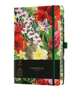 Castelli Notebook Mid Rul Eden Leopard