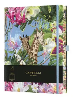 Castelli Notebook Lrg Pla Eden Giraffe