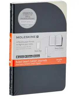 Moleskine Paper Tablet Cahier P+, Pocket, Ruled, Black (3. 5 X 5. 5)