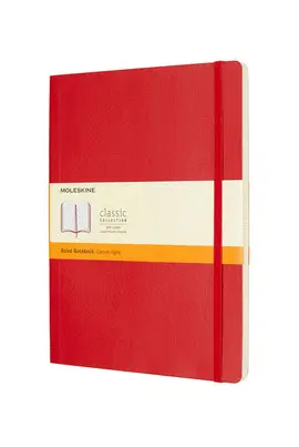 Ruled Notebook Pocket Soft Cover Scarlet Red