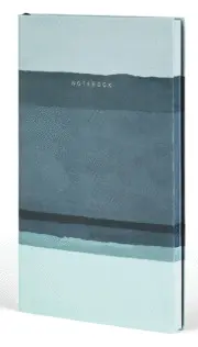 Castelli Notebook Mid Ruled Stripes Shadow 13X21 cm