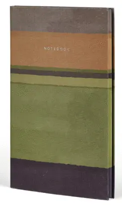 Castelli Notebook Mid Ruled Stripes Mustard 13X21 cm